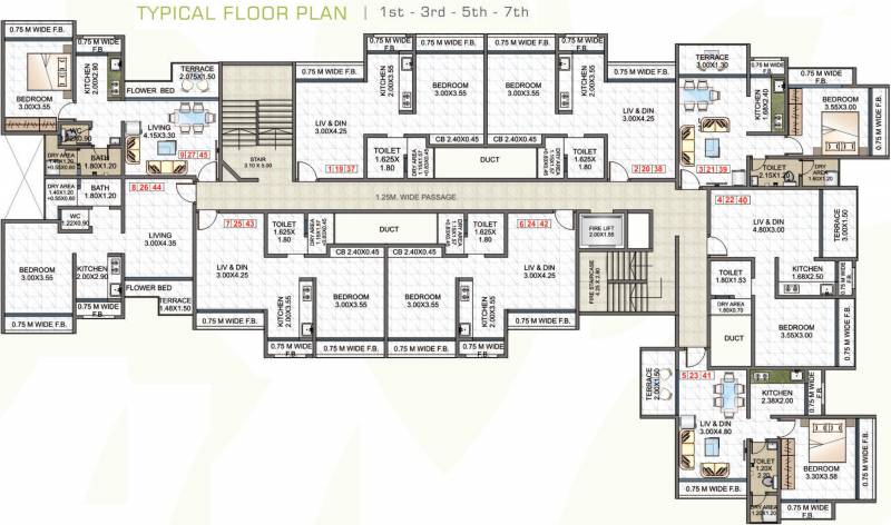 Images for Cluster Plan of Shreeji Aura Venus Tower