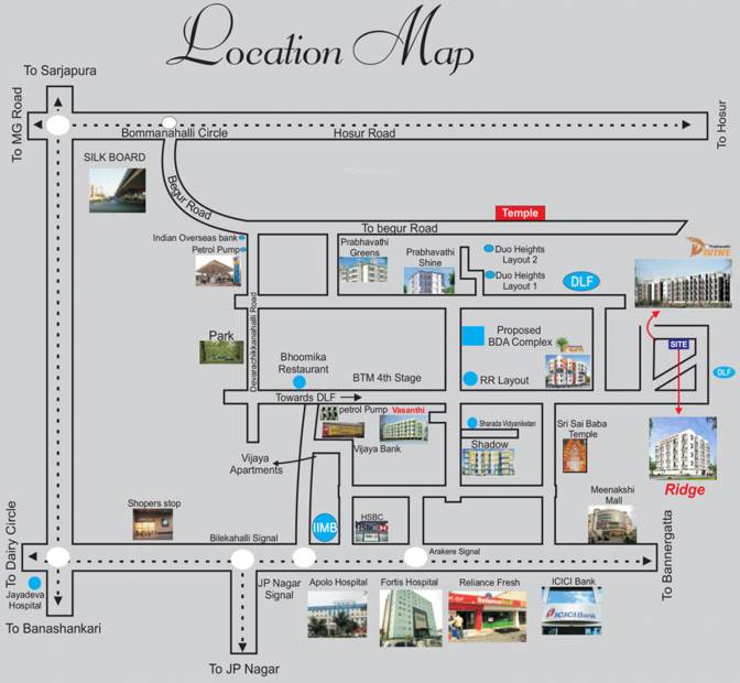  ridge Images for Location Plan of Prabhavathi Ridge