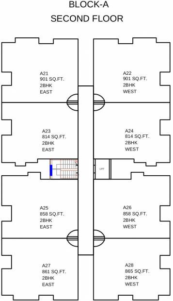  trilok Images for Cluster Plan of Vaikund Trilok