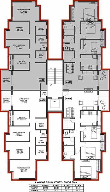 Images for Cluster Plan of United Courtyard