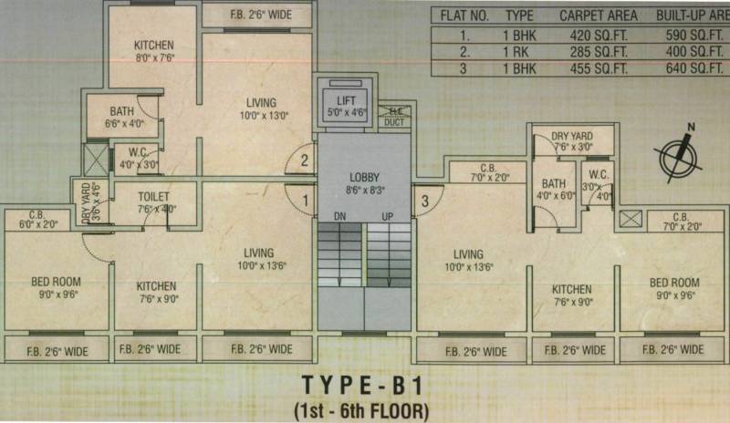 Images for Cluster Plan of Mukta B 1 Mukta Heights
