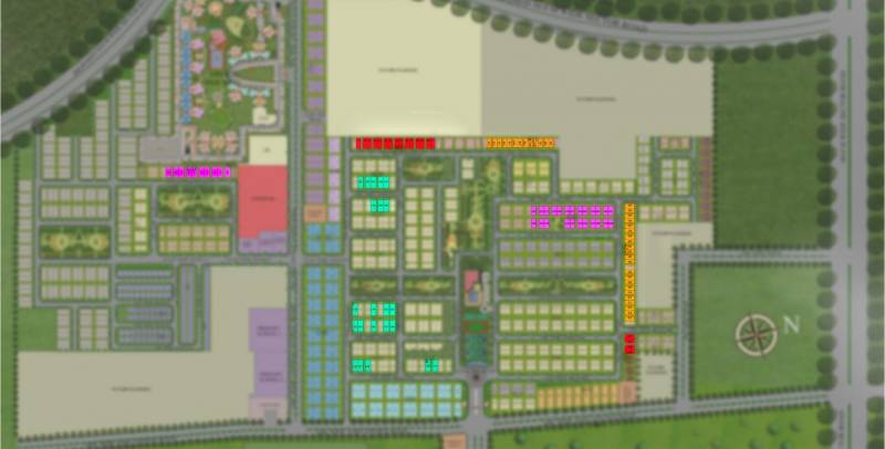  hill-crest Images for Site Plan of Supertech Hill Crest