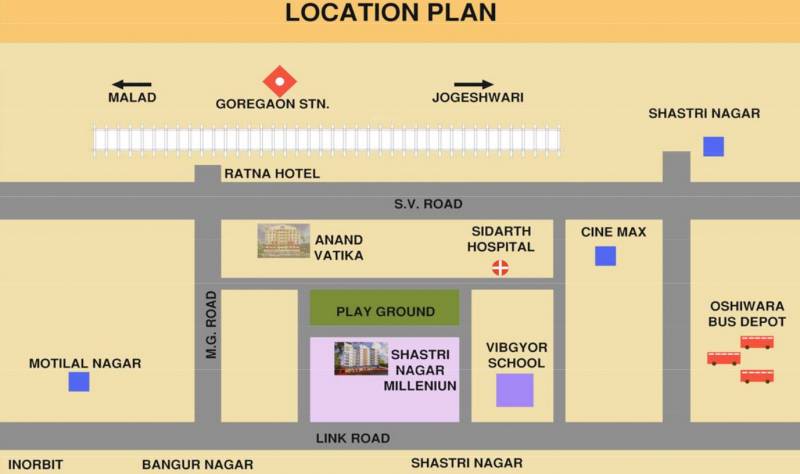 Images for Location Plan of Shreedham Group Millenium