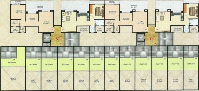 Images for Cluster Plan of Gami Group Radha Krishna Complex