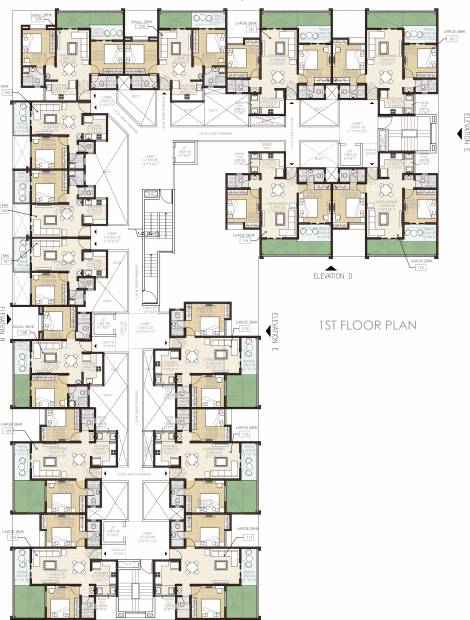  first Images for Cluster Plan of Skyi First