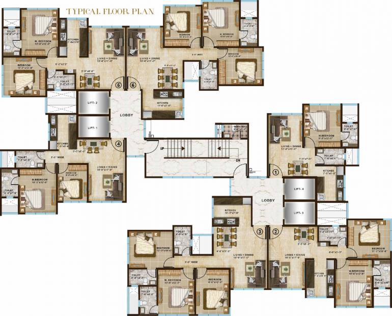 paloma Images for Cluster Plan of Chandak Paloma