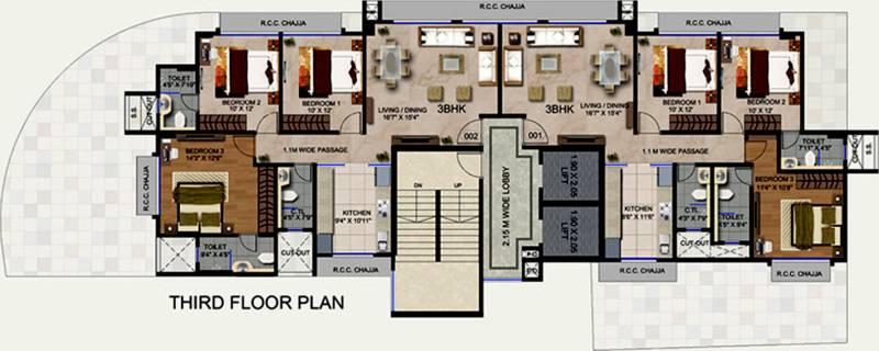 Images for Cluster Plan of Rajhans Otium