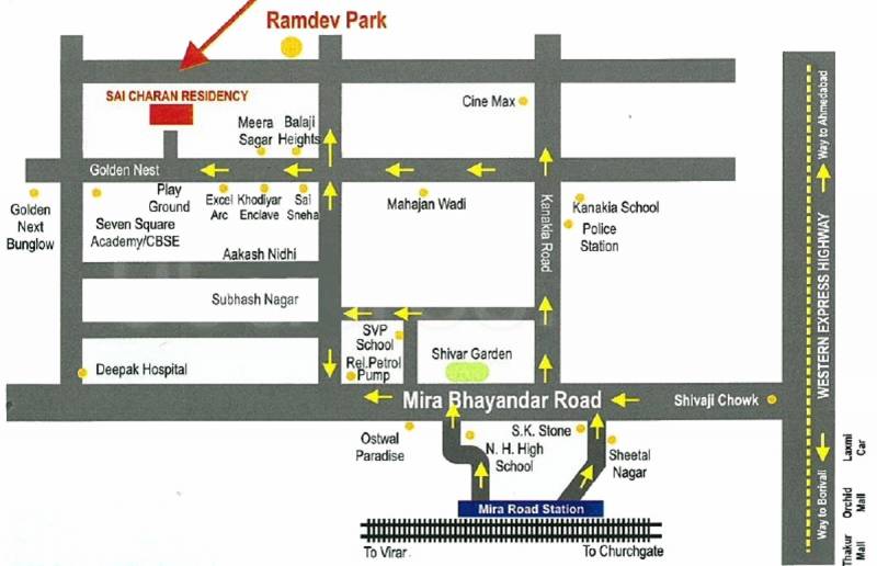  sai-charan-residency Location Plan