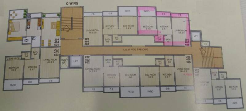 Images for Cluster Plan of Darshan Darshan Tower