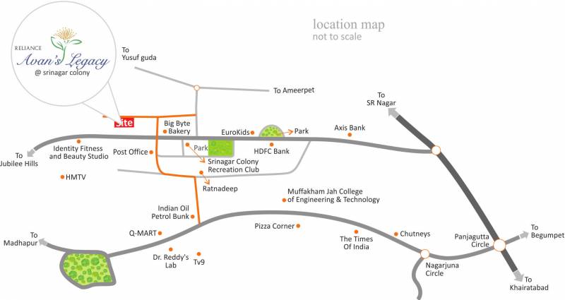  avans-legacy Images for Location Plan of Reliance Avans Legacy