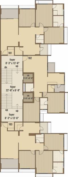 Images for Cluster Plan of Shrijibapa Floris 41