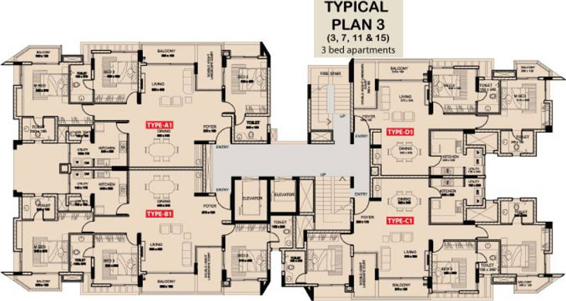 Images for Cluster Plan of Skyline Campus Heights