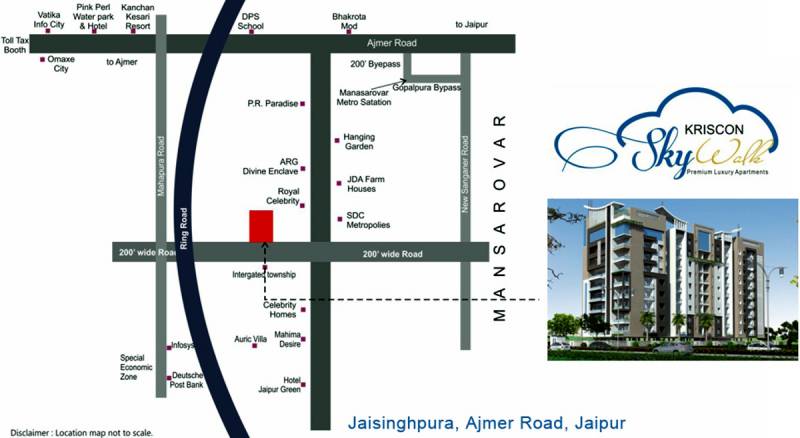  skywalk Images for Location Plan of Kriscon Skywalk