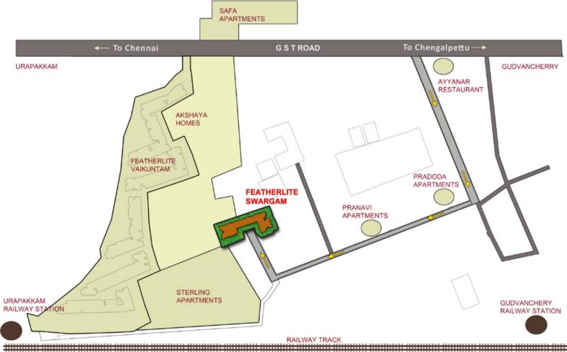  swargam Images for Site Plan of Featherlite Swargam