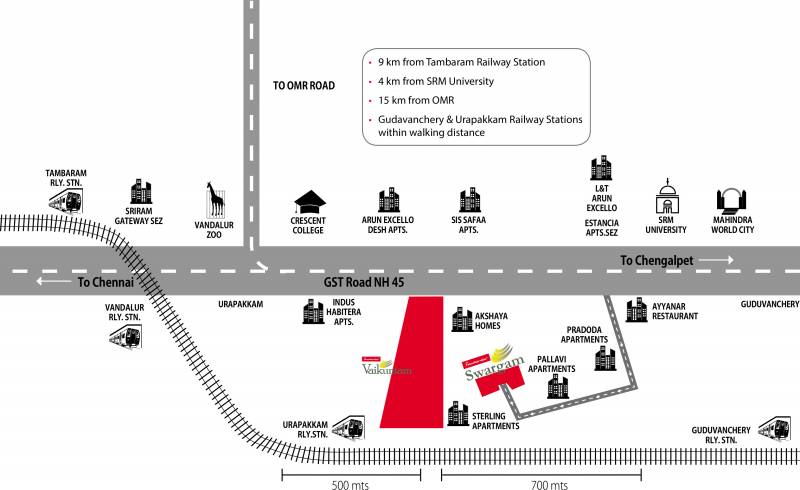  swargam Images for Location Plan of Featherlite Swargam