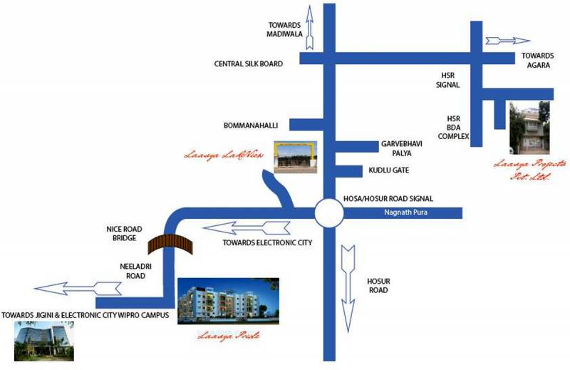  pride Images for Location Plan of Laasya Pride