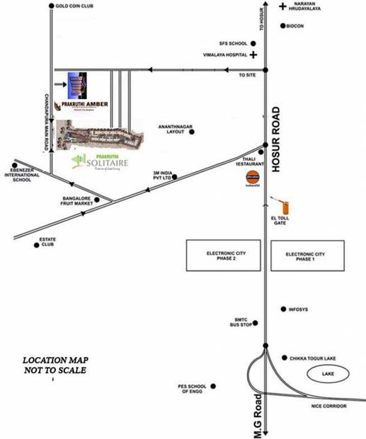 pragathi-amber Images for Location Plan of SLV Pragathi Amber