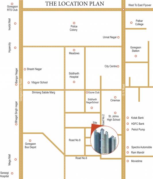  the-luxor Images for Location Plan of Sangam The Luxor