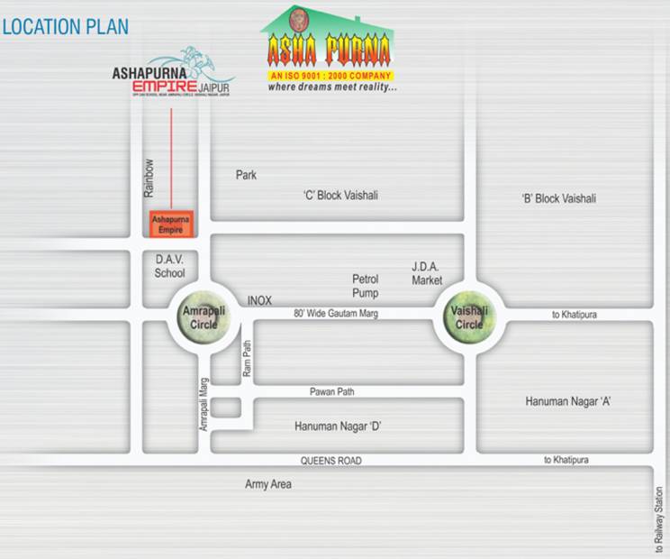  empire Images for Location Plan of Ashapurna Empire