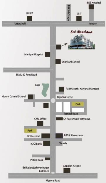 Images for Location Plan of Thanushree Sainandana
