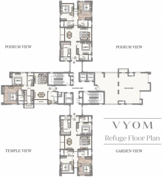  vaikunth-signature-plus-collection Images for Cluster Plan of Piramal Vaikunth Cluster 1