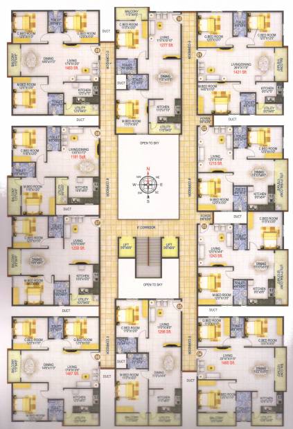  celesta Images for Cluster Plan of Vandana Celesta