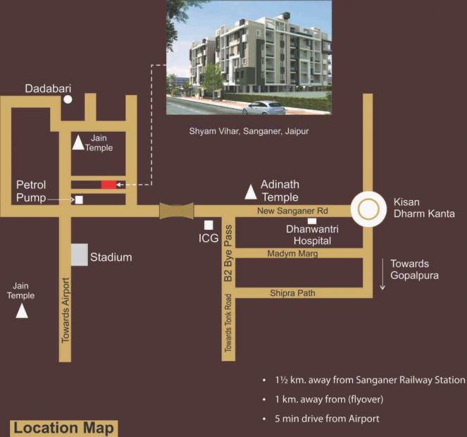  affluence Images for Location Plan of Virasat Affluence