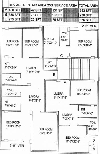 jinia-developers santi-bhavan Santi Bhavan Cluster Plan for 4th Floor