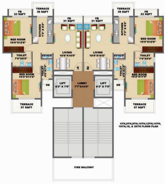 Images for Cluster Plan of Kaamdhenu Luxuria
