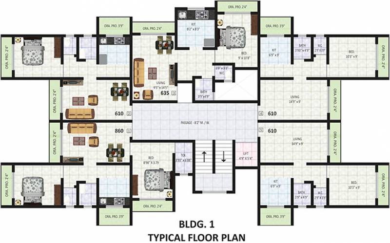 Images for Cluster Plan of Padmanabh P Apte Heights