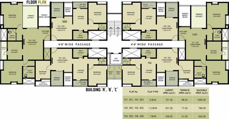 Images for Cluster Plan of Balaji Casa Height