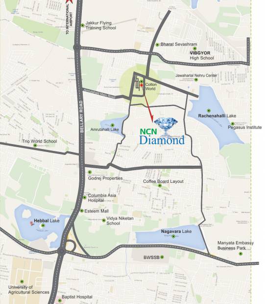  diamond Images for Location Plan of NCN Diamond