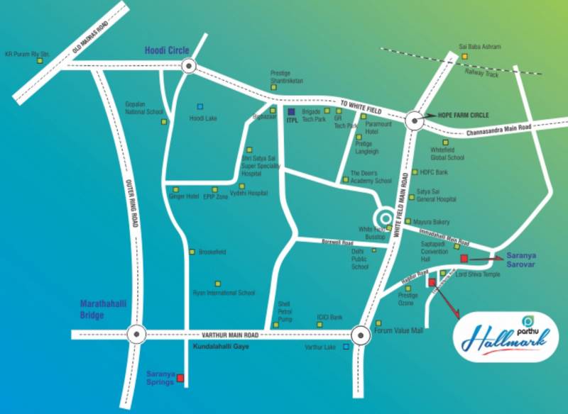  hallmark Images for Location Plan of Parthu Hallmark