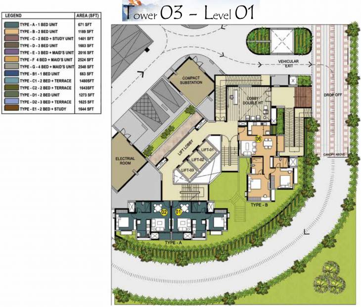  hillside-gateway Images for Cluster Plan of Prestige Hillside Gateway