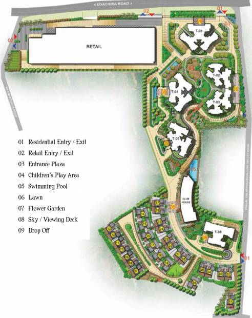  hillside-gateway Images for Master Plan of Prestige Hillside Gateway