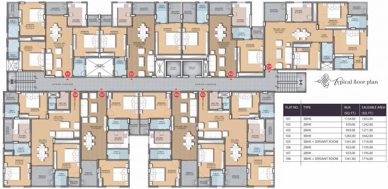  the-elegance Images for Cluster Plan of SSBC The Elegance