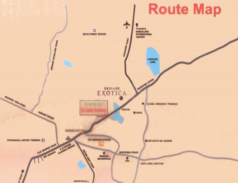 Images for Location Plan of Karnataka Sai Sudha Residency