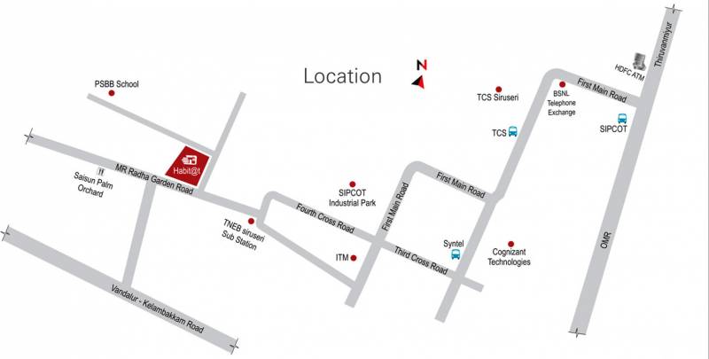  habitat Images for Location Plan of Appaswamy Habitat