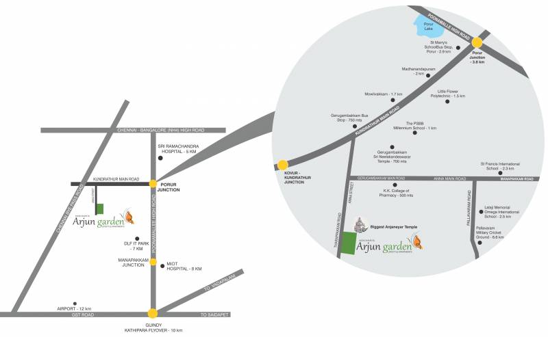 Images for Location Plan of Kochar Arjun Gardens
