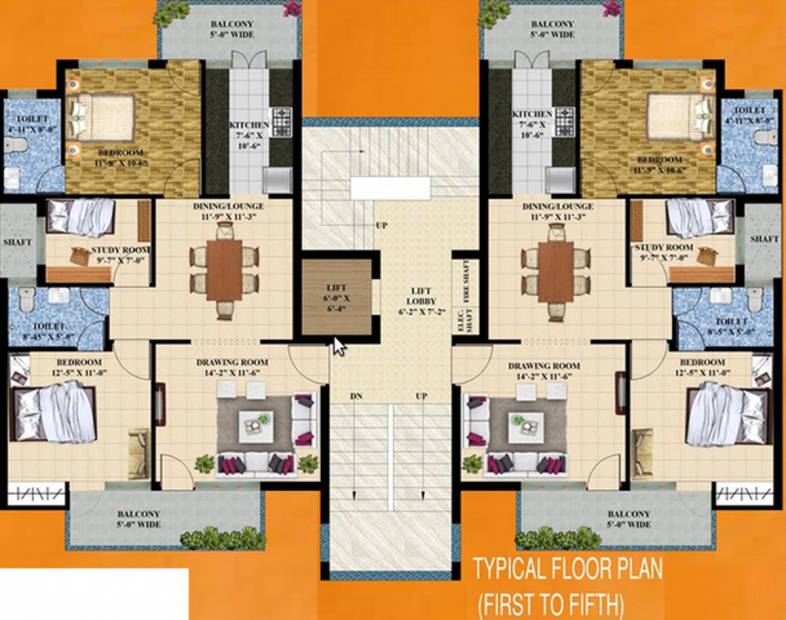 Images for Cluster Plan of E Square Homes Palash