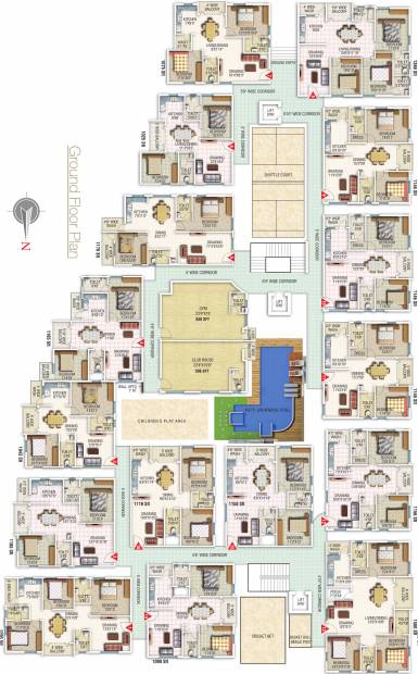  green-view Images for Cluster Plan of R S Developers Bangalore Green View