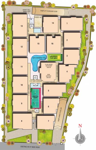  green-view Images for Layout Plan of R S Developers Bangalore Green View