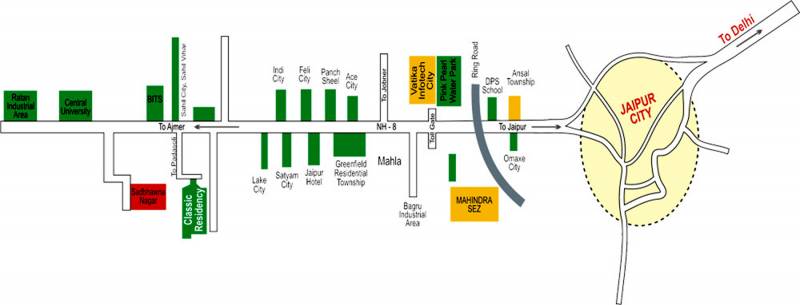  sadbhawna-nagar Location Plan