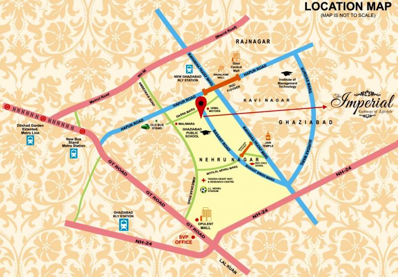  the-imperial Images for Location Plan of SVP The Imperial Gulmohur Vasant