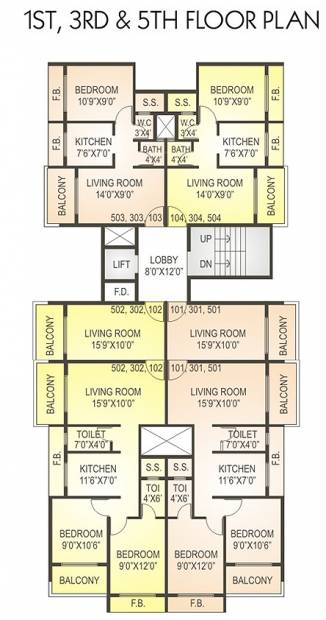 Images for Cluster Plan of Bharati Soham Residency