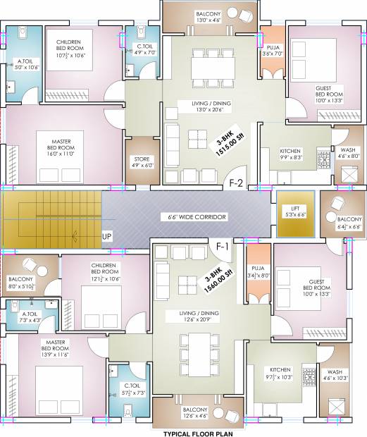  golden-towers Images for Cluster Plan of RRPPL Golden Towers