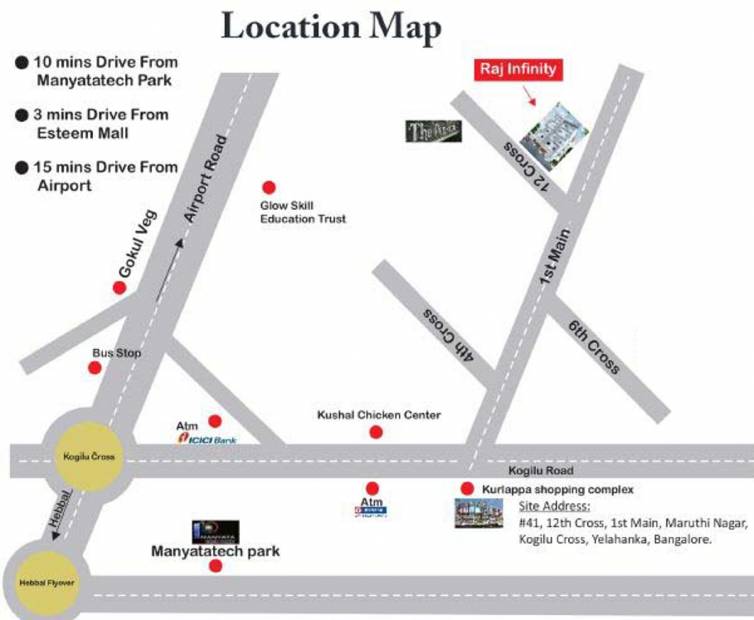  raj-infinity Images for Location Plan of Surath Raj Infinity