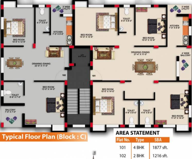 Images for Cluster Plan of Royal Ideal Plaza