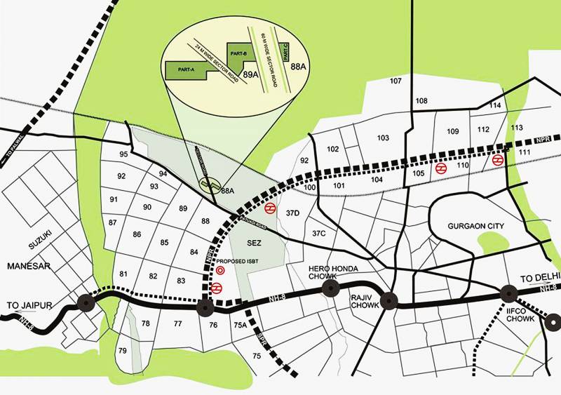  aangan Images for Location Plan of Adani Aangan