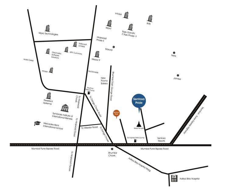  sentosa-pride Images for Location Plan of Shree Sentosa Pride